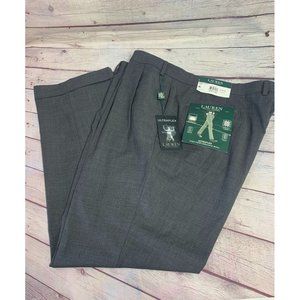 Ralph Lauren | Men's Charcoal Grey Dress Slacks Classic Fit Wrinkle Resistant St